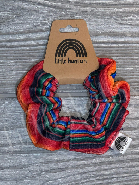 Rainbow Stripes Scrunchies